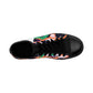 Heberto de la Fuente was an enterprising shoe designer from Spain in the 1500s. Heberto had a revolutionary vision for fashion, introducing bright and unique colors into his designs. He often used fabrics not typically seen in shoe design,-low top