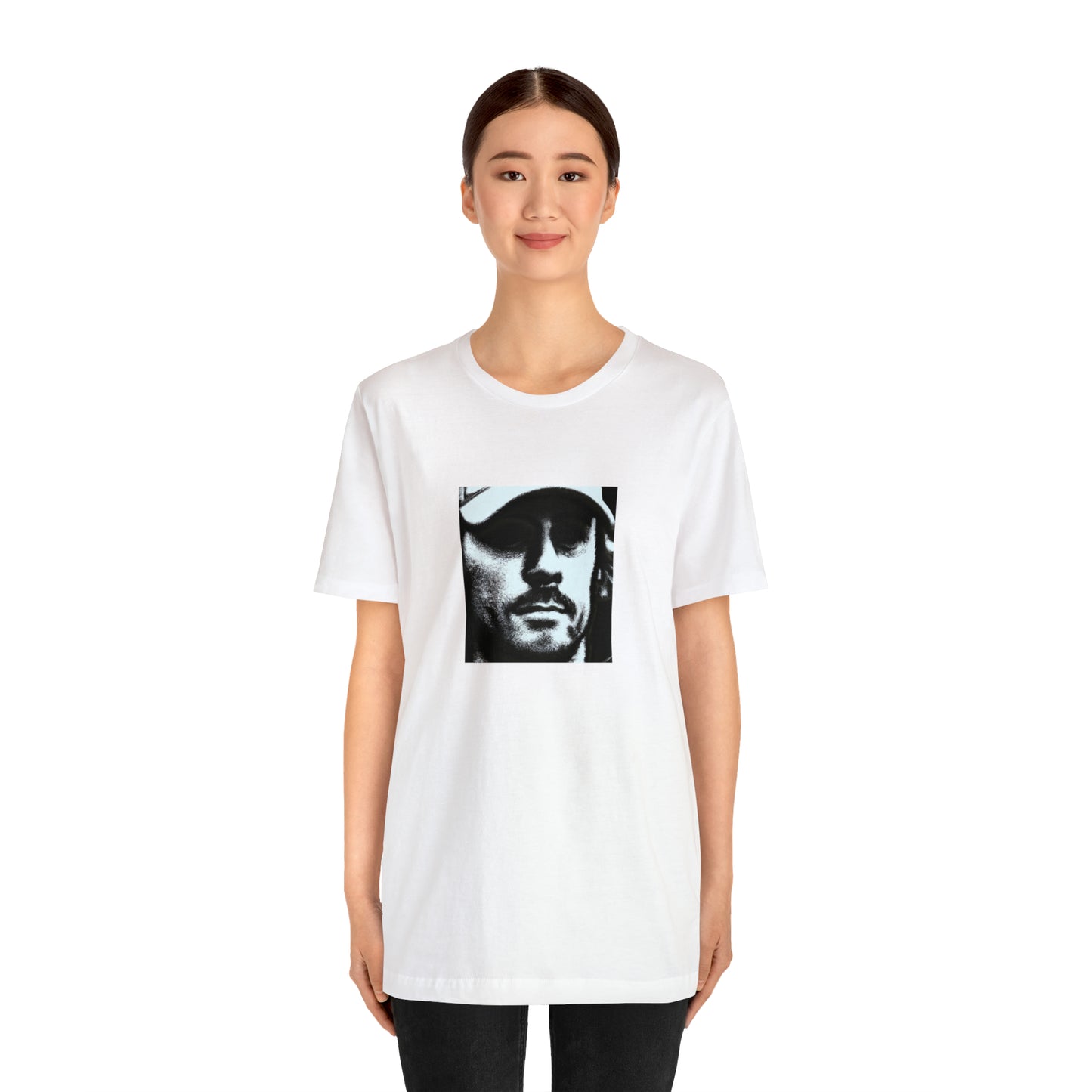 Nico Fabrizzio, a fashionable streetwear designer from Milan, Italy. He was known for his daring and innovative designs, often blending traditional Italian style with modern streetwear trends. He gained notoriety in the 1990s for his vibrant-Tee