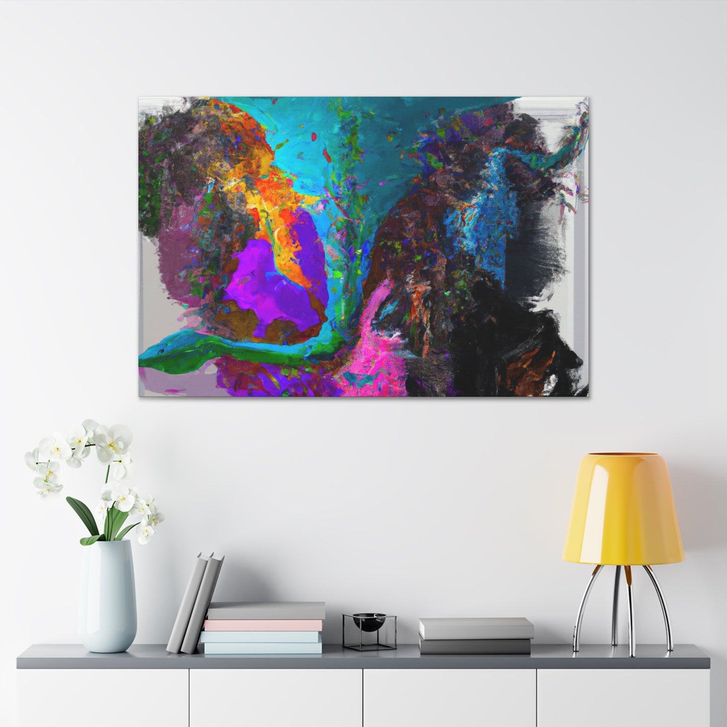Hortencia Braga di Venizia.-canvas