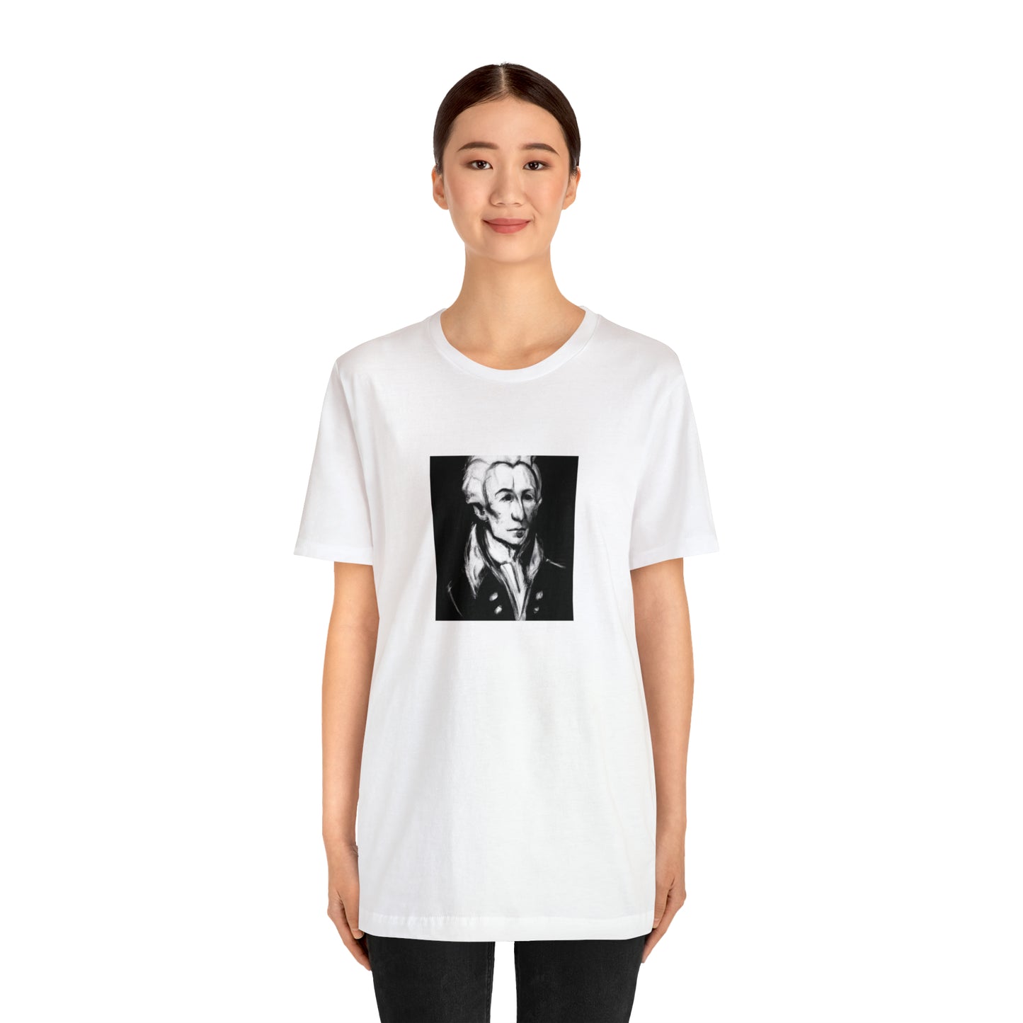 Clara Bosio, a female streetwear designer from Italy in the 1990s. She gained notoriety in the underground music scene for her bold designs heavily influenced by the punk and ska movements. Her rebellious attitude is reflected in her work,-Tee