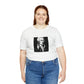 Clara Bosio, a female streetwear designer from Italy in the 1990s. She gained notoriety in the underground music scene for her bold designs heavily influenced by the punk and ska movements. Her rebellious attitude is reflected in her work,-Tee