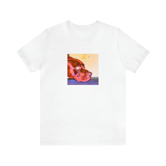 Emilia Comandini, a female streetwear designer from Milan, Italy, in the 1990s. She found fame for her eclectic designs, combining classic Italian fashion with modern streetwear trends. She pushed boundaries with bold colors and eye--Tee