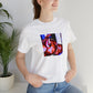Giovanni Lucciano - He was a young but talented streetwear designer from Rome, Italy in the late 1990s. He gained notoriety for his wild and daring designs that featured strong geometric cutouts and daringly bright colors. His-Tee