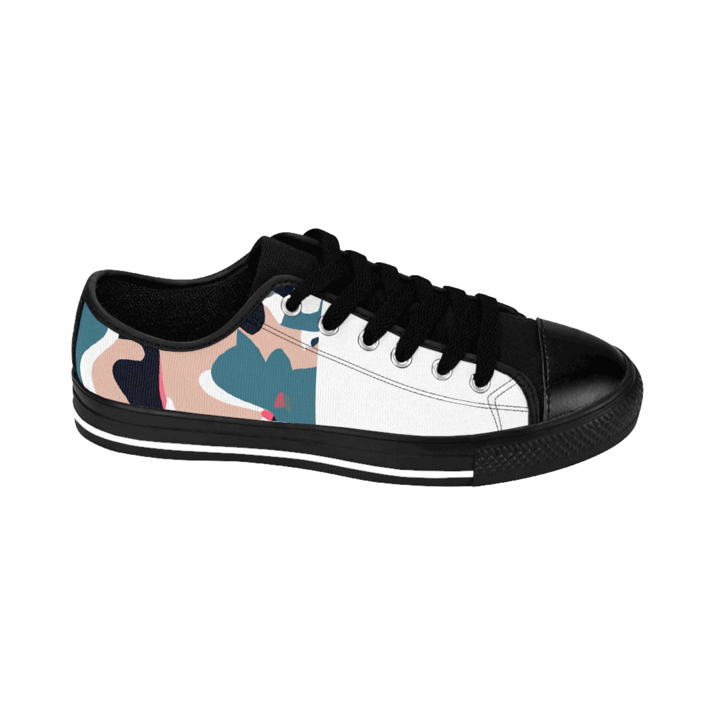 Senorita Lucia de la Rosa, a pioneering Spanish shoe designer from the 1500s. She earned acclaim for her intricate and unique handcrafted leather and velvet slippers, designed for the royalty and courtiers of the Spanish court. Her attention-low top