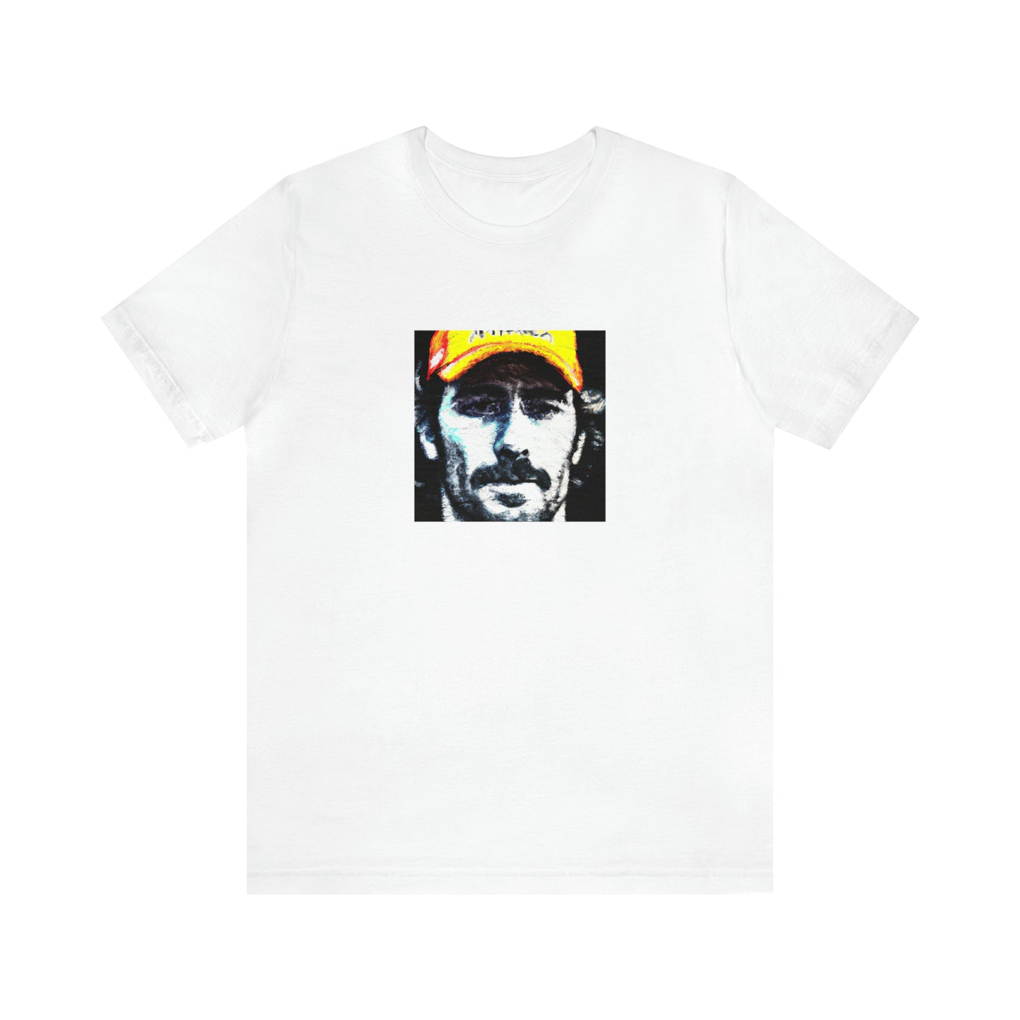 Angelo Matardi. Angelo was a fashion-forward streetwear designer from Italy in the 1990s. He was known for his bold, colorful designs that often featured graphic prints and geometric shapes. He was also known for embracing an edgy,-Tee