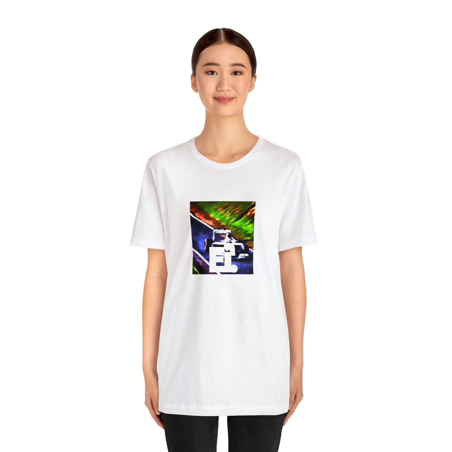Novellina Wang, an Italian streetwear designer from the 1990s. Novellina created contemporary and edgy pieces for the modern street fashionista, mixing classic Italian craftsmanship with modern accents and bold colors. She was widely-Tee