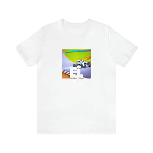 Vitale, an Italian streetwear designer from the 90's, created a clothing line that focused on reviving the dying art of Italian craftsmanship. She used only local materials like Italian wool, cotton and leather to create her designs-Tee