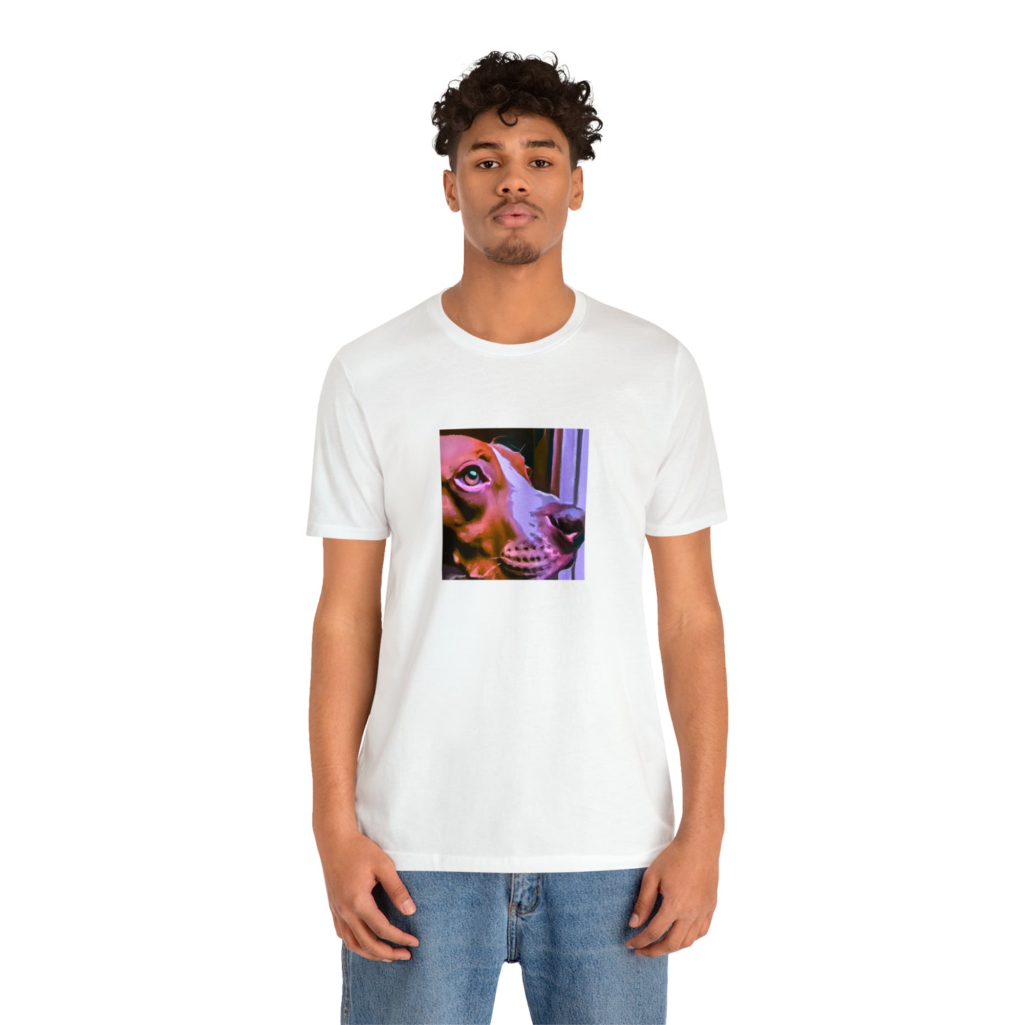 Alberto Cavalcanti, a male streetwear designer from Genoa, Italy in the 1990s. He was known for his bold, edgy designs which combined bright colors and street art-inspired prints. He was a popular figure in-Tee