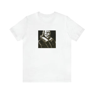 Giovanni Santoli, a male Italian streetwear designer from the 90s. He got his start by designing clothes for the hip-hop and rap scenes in Rome, and soon his influence around Italy grew. He was known for his-Tee