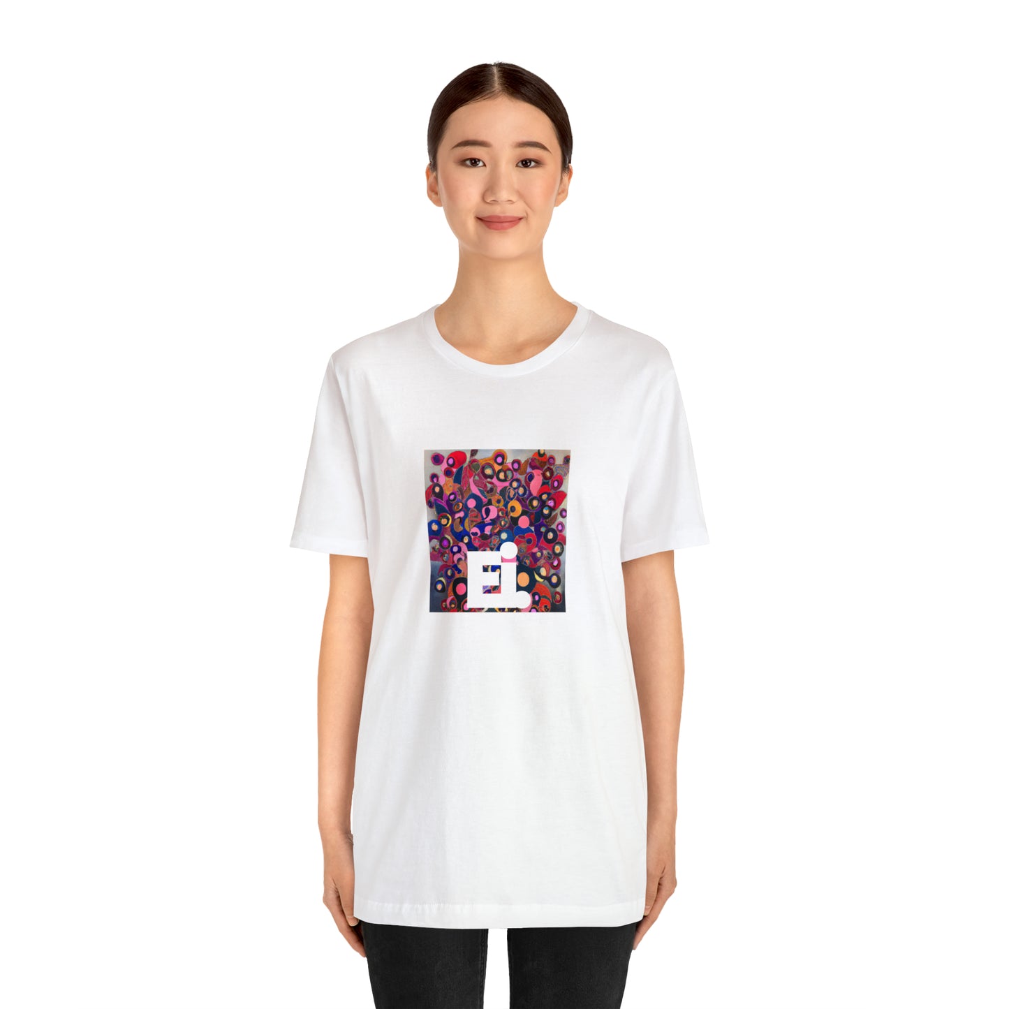Manuela Avaza, a female streetwear designer from Florence, Italy in the 90's. Manuela had an eye for bold patterns and bright colors, and she used the distinct fashion of the time to influence her own designs. She-Tee