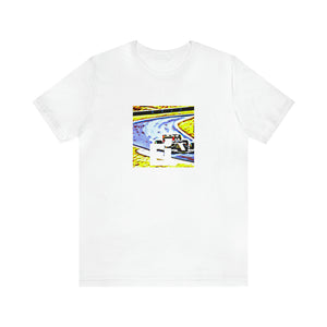 Mario Marcola, an iconoclastic Italian streetwear designer from the 1990s. With an inventive use of color, eye-catching patterns, and avant-garde details, Mario's designs dared to challenge the sartorial-Tee