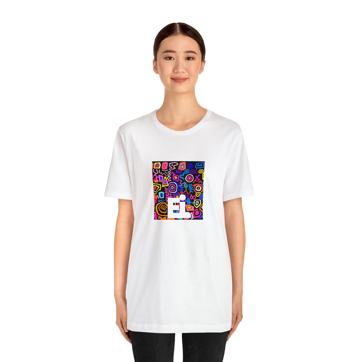 Giulia Filimondi, a female streetwear designer from Milan, Italy in the 1990s. She created cutting-edge fashion labels inspired by the art and culture of the vibrant Italian city. She was known for combining bold, contrasting-Tee