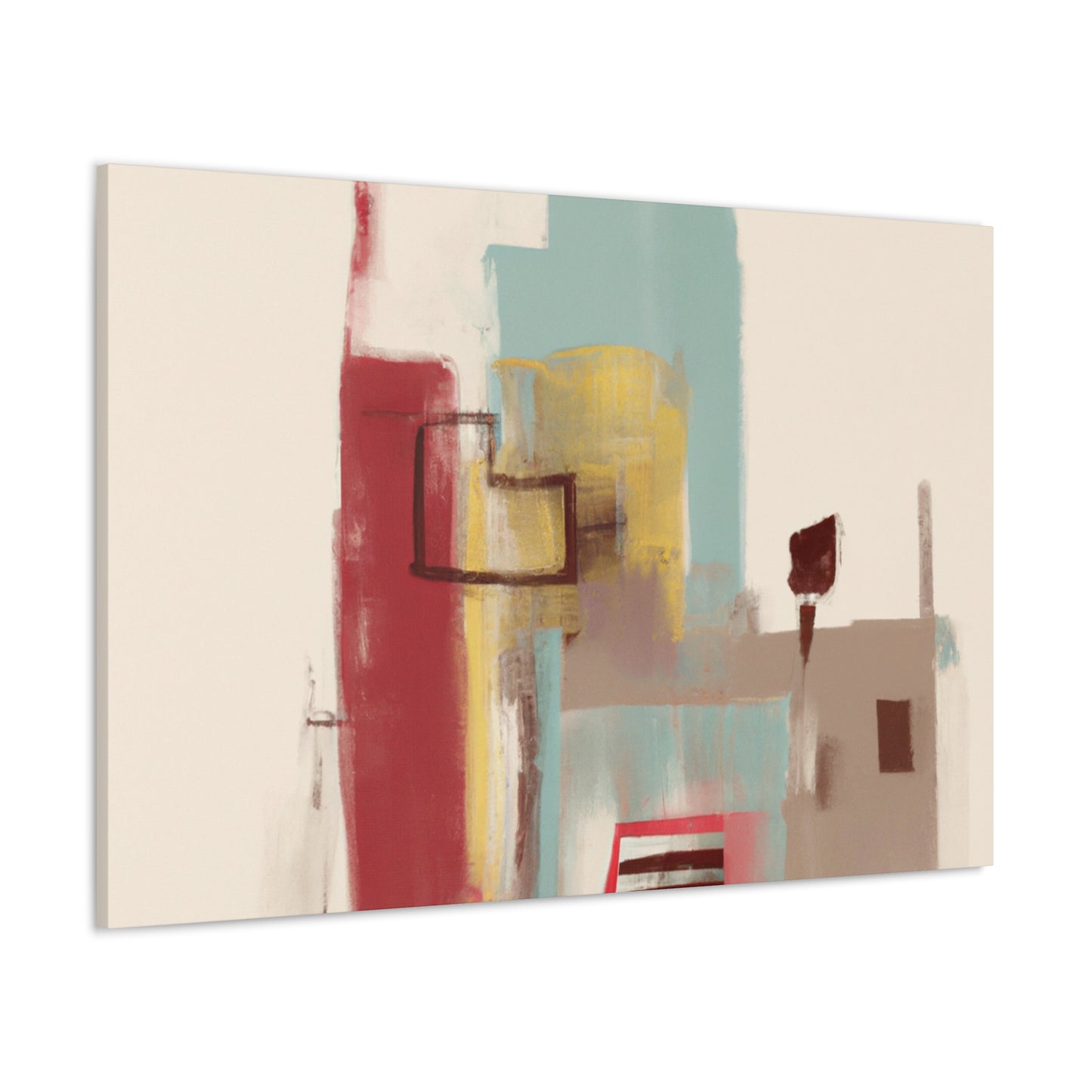 Johannes Verna de Driehoek-canvas