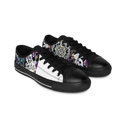 Felipe de Rojas, a male shoe designer from 16th century Spain. He was known for his fine craftsmanship and the luxurious materials he used to create his one-of-a-kind designs. He catered to royalty and-low top