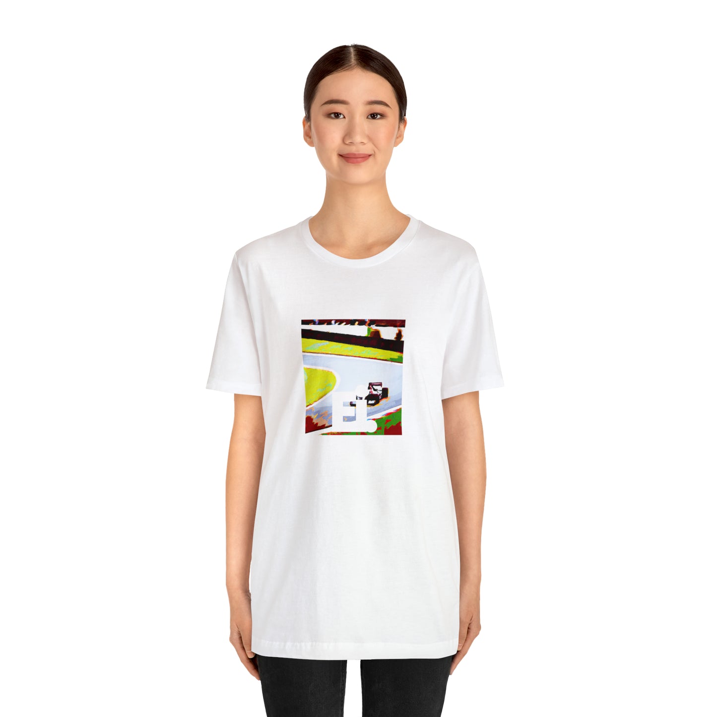 Fabiola Rossini, an Italian female streetwear designer from the 1990s. She creates bold, colorful designs that are inspired by Italian culture and ancient Roman art. Her pieces are unique and often feature embellishments such as sequins,-Tee