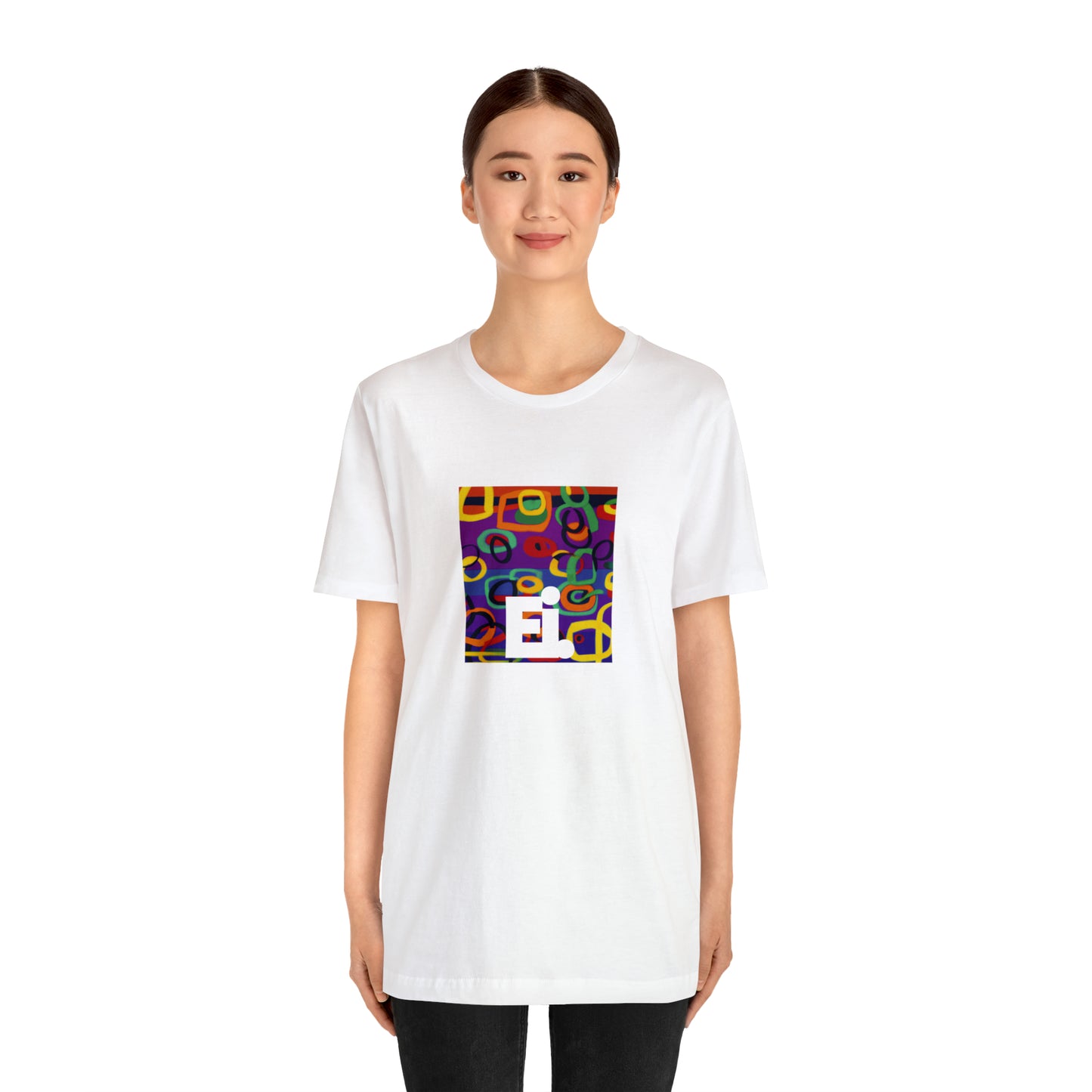 Giovanna Valentina, a female streetwear designer based in Milan, Italy during the 1990s. She was known for her vibrant and unique designs, which often included her signature color blocking, intricate embroidery, and playful use of-Tee