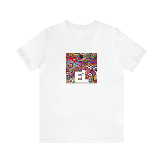 Eliseo Valentino, a male Italian streetwear designer from the 1990s. He was a trendsetter known for creating unique and stylish streetwear that incorporated bright colors, bold prints, and daring silhouettes. His signature look was-Tee