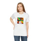 Carola Balducci, an Italian streetwear designer from the 1990s. She was known for her eclectic combination of sporty and minimalistic silhouettes combined with bold colors and graphic prints. Her daring design aesthetic made her one of the-Tee