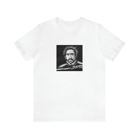 Gianni Rossi. This stylish Italian streetwear designer was at the height of the fashion scene in the 90s. His signature bold designs and sophisticated silhouettes made him a favorite among the trendy Milan streets. Popular for his bold logo,-Tee