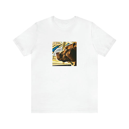 Giuseppe "Gio" Montanelli, a young male streetwear designer from Milan, Italy. Gio's designs combined bold patterns with street-style attitudes, modern cuts, and a unique flair for combining high-end fashion-Tee